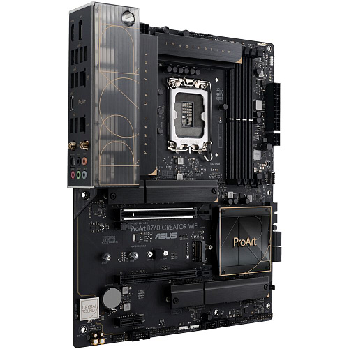 Материнская плата ASUS ProArt B760-Creator WiFi B760 Socket-1700 4xDDR5, 4xSATA3, RAID, 3xM.2, 2xPCI-E16x, 4xUSB3.2, 1xUSB3.2 Type C, DP, HDMI, WiFi, 2xGlan, ATX