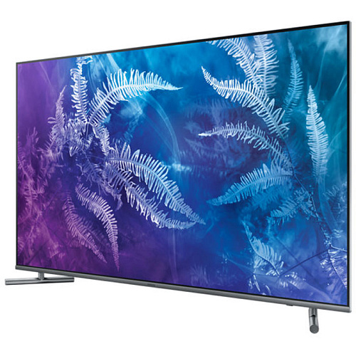 Телевизор 55" Samsung QE55Q6FAM (QLED, 4K UHD 3840x2160, Smart TV, USB, HDMI, Bluetooth, Wi-Fi) серый 
