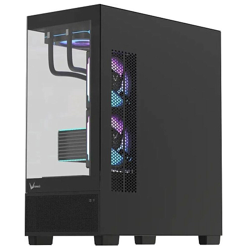 Корпус ATX Miditower Formula Crystal E1 Floe Black УЦЕНКА