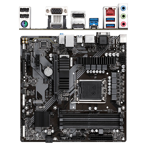 Материнская плата Gigabyte B760M DS3H DDR4 B760 Socket-1700 4xDDR4, 4xSATA3, RAID, 2xM.2, 1xPCI-E16x, 3xUSB3.2, 1xUSB3.2 Type C, D-Sub, 2xDP, HDMI, 2.5Glan, mATX УЦЕНКА