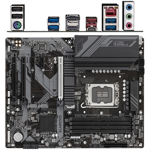 Материнская плата Gigabyte Z790 D Z790 Socket-1700 4xDDR5, 4xSATA3, RAID, 3хM.2, 3xPCI-E16x, 5xUSB3.2, 1xUSB3.2 Type C, DP, HDMI, 2.5Glan, ATX