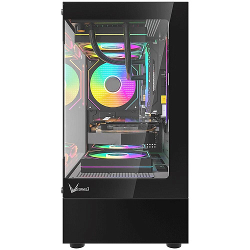 Корпус MicroATX Minitower Formula Crystal Z1CM Plus Black AR