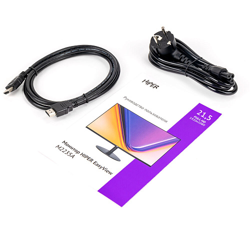 Монитор 22" Hiper M2235A VA 1920x1080 7ms HDMI, VGA