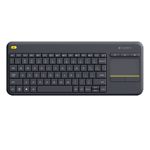 Клавиатура беспроводная Logitech K400 Plus Wireless Touch Keyboard Black
