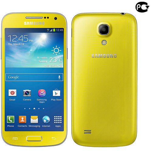 Смартфон Samsung I9190 Galaxy S4 mini 8GB Yellow