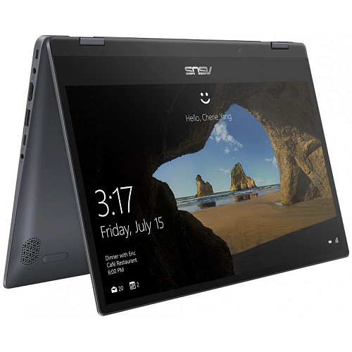 Ноутбук ASUS VivoBook Flip 14 TP412FA-EC441T Pentium 5405U/4Gb/256Gb SSD/14" FullHD Touch/Win10 Grey