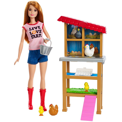 Кукла Mattel Barbie из серии "Кем быть?" DHB63/FXP15 Птичница