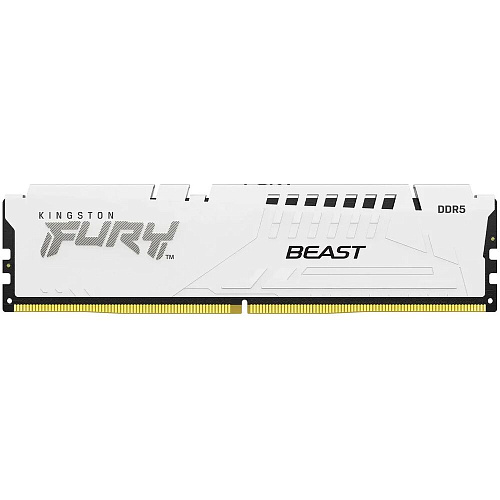 Модуль памяти DIMM 16Gb DDR5 PC48000 6000MHz Kingston Fury Beast White EXPO (KF560C30BWE-16)