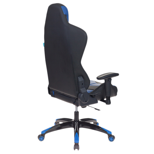 Кресло игровое Бюрократ CH-773N/BL+BLUE одна подушка черный/синий искусственная кожа