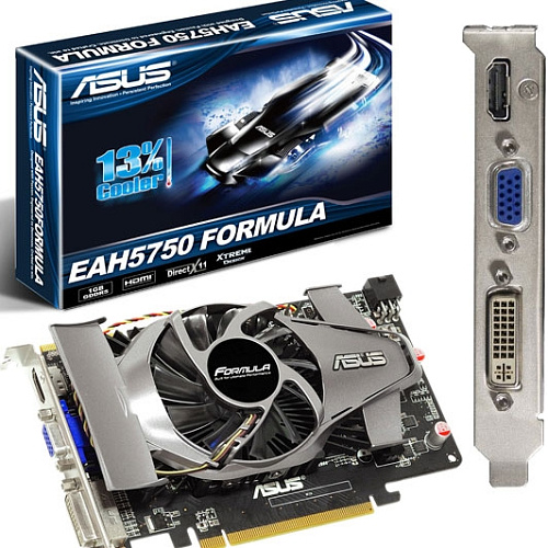 Видеокарта ASUS 1024Mb EAH5750 FORMULA/2DI/1GD5