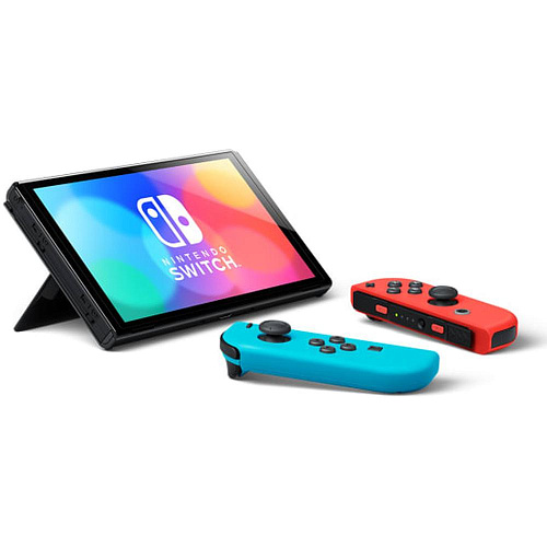 Игровая приставка Nintendo Switch OLED Neon Blue\Neon Red (*)