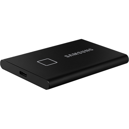 Внешний SSD-накопитель 2Tb Samsung T7 Touch MU-PC2T0K/WW (SSD) USB 3.2 Type C Черный