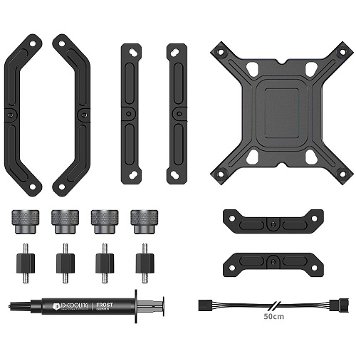 Система водяного охлаждения ID-Cooling DX240 Max ARGB Black 1150/1155/S1156/1151/1200/1700, AM4/AM5 УЦЕНКА