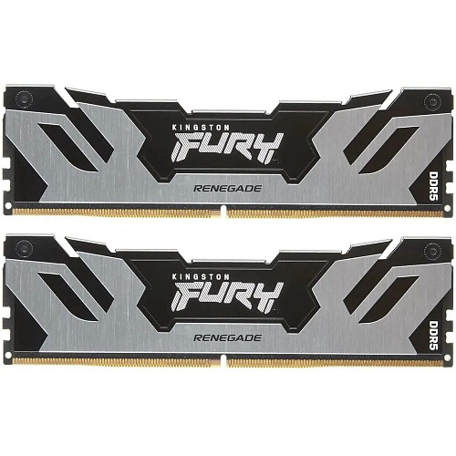 Модуль памяти DIMM 96Gb 2х48Gb DDR5 PC48000 6000MHz Kingston Fury Renegade Silver (KF560C32RSK2-96)
