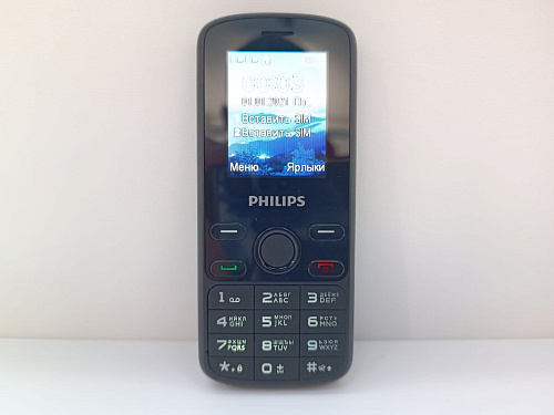 Мобильный телефон Philips Xenium E111 Black УЦЕНКА