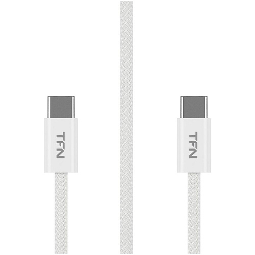 Кабель Type C - Type C 1.2m TFN TFN-C-IP-CC12M-WH 60W белый