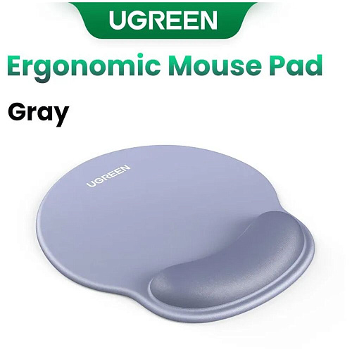 Коврик для мыши Ugreen LP668 (25244) Ergonomic Mouse Pad Grey