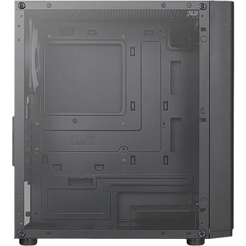 Корпус MicroATX Minitower AeroCool HEXFORM-G-BK-v2 RGB Black