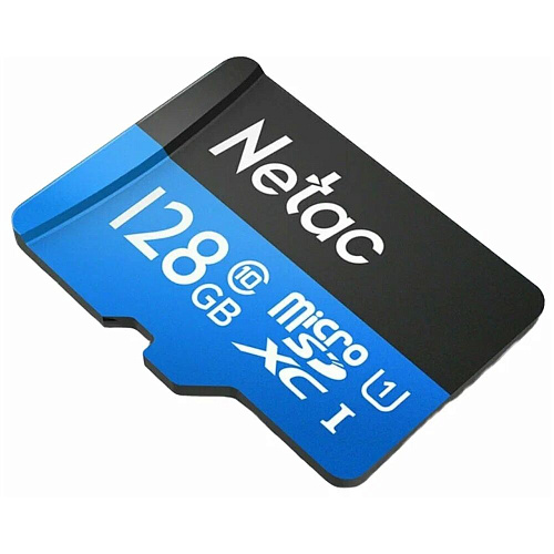 Карта памяти Micro SecureDigital 128Gb Netac SDXC class 10 (NT02P500STN-128G-S)