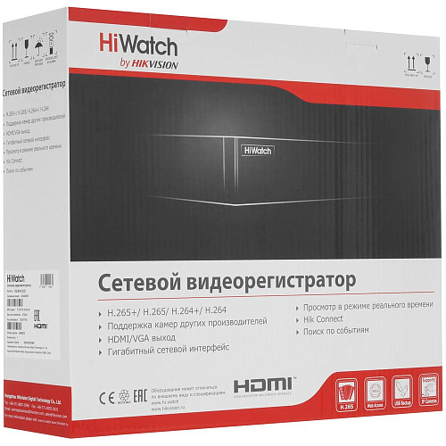 Видеорегистратор для видеонаблюдения HiWatch DS-N316/2(D)