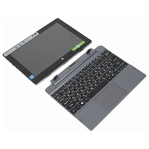 Планшет Acer Aspire One 10 S1002-16AJ Intel Z3735F/2Gb/500Gb+32Gb SSD/10.1" Touch/Cam/Win10 Silver
