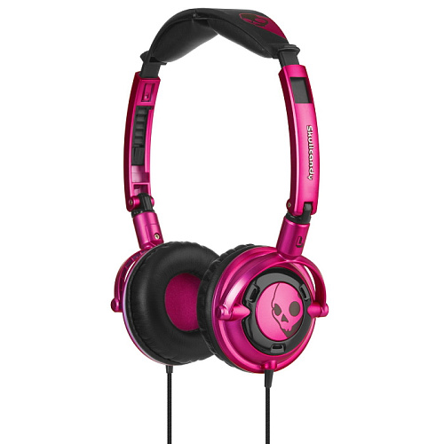 Наушники Skullcandy Lowrider Pink/Black с микрофоном