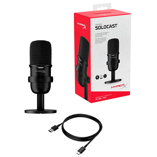 Микрофон  HyperX SoloCast Black