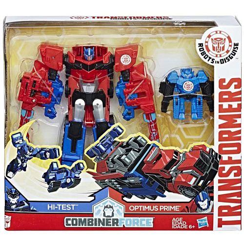 Hasbro Transformers C0653 Трансформеры роботы под прикрытием: Гирхэд-Комбайнер Хайтауэр и Оптимус Прайм