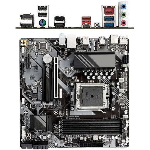 Материнская плата Gigabyte B650M K Socket-AM5 AMD B650 4xDDR5, 4xSATA3, RAID, 2xM.2, 1xPCI-E16x, 1xUSB3.2, 1xUSB3.2 Type C, DP, HDMI, 2.5Glan, mATX Ret