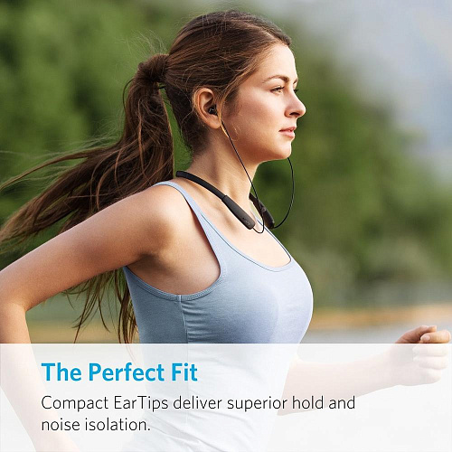 Bluetooth гарнитура Anker Soundbuds Lite Black