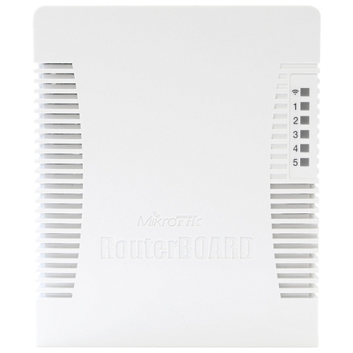 Беспроводной маршрутизатор MikroTik RB951Ui-2HnD 802.11n 300Мбит/с 2.4ГГц 5xLAN USB