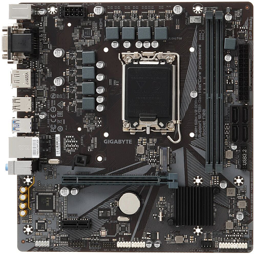 Материнская плата Gigabyte H610M S2H V2 H610 Socket-1700 2xDDR5, 4xSATA3, 1xM.2, 1xPCI-E16x, 2xUSB3.2, D-Sub, DVI-D, DP, HDMI, Glan, mATX