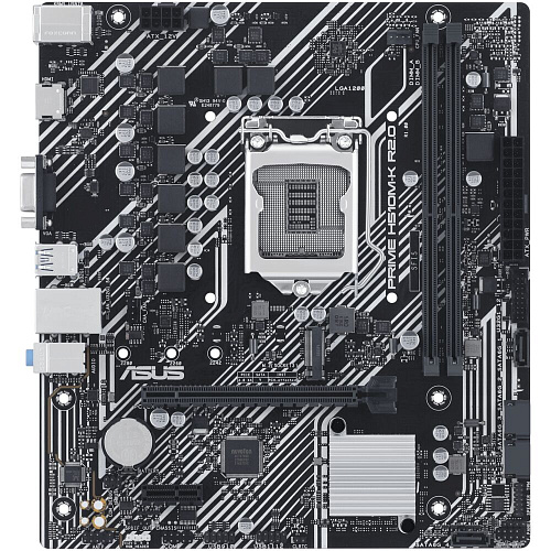 Материнская плата ASUS Prime H510M-K R2.0 H470 Socket-1200 2xDDR4, 4xSATA3, 1xM.2, 1xPCI-E16x, 2xUSB3.2, D-Sub, HDMI, Glan, mATX УЦЕНКА