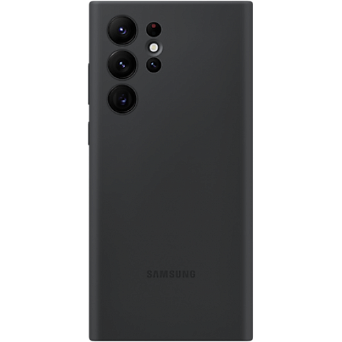 Чехол для Samsung Galaxy S22 Ultra Silicone Cover чёрный