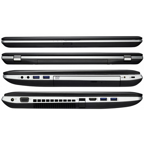 Ноутбук Asus N76VJ Core i7 3630QM/8GB/1TB+256GB SSD/Blu-Ray/17.3" FHD/nVidia GT635 2GB/Camera/Wi-Fi/BT/Win8 