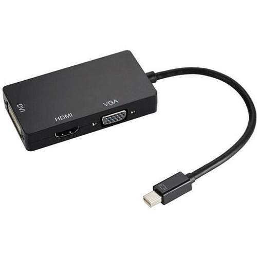 Переходник Display port mini (m) - HDMI/DVI/VGA Orient C310