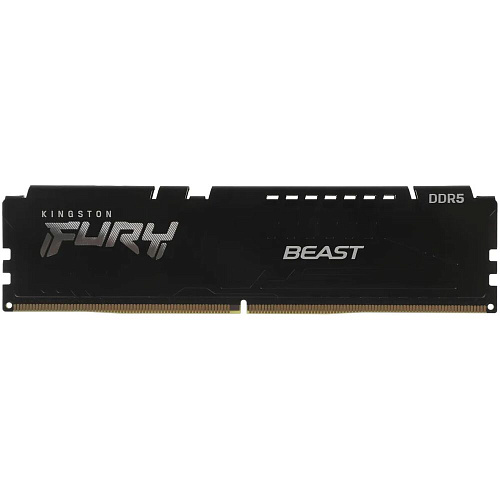 Модуль памяти DIMM 32Gb 2х16Gb DDR5 PC51200 6400MHz Kingston Fury Beast Black XMP (KF564C32BBK2-32)