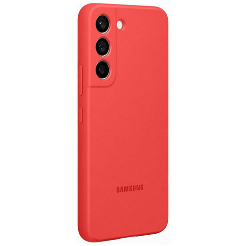 Чехол для Samsung Galaxy S22 Silicone Cover красный