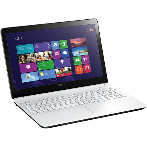 Ноутбук Sony Vaio SVF1521E1RW P987/4Gb/500Gb/DVD/HD Graphics/BT/cam/15.5"/Win8 белый