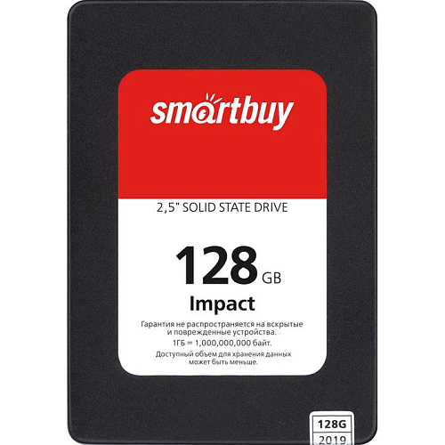 Внутренний SSD-накопитель 128Gb Smartbuy Impact SBSSD-128GT-PH12-25S3 SATA3 2.5" 