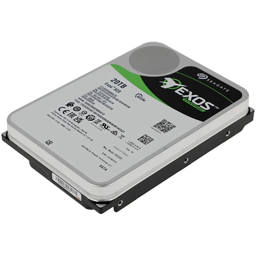 Внутренний жесткий диск 3,5" 20Tb Seagate (ST20000NM007D) 256Mb 7200rpm SATA3 Exos X20 RECERTIFIED
