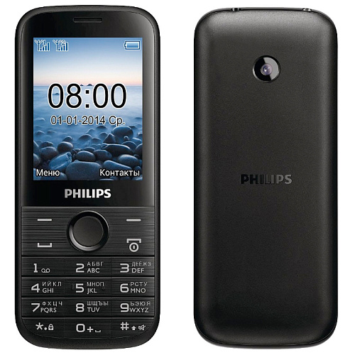 Мобильный телефон Philips E160 Black