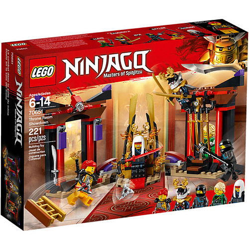 LEGO Ninjago Решающий бой в тронном зале 70651