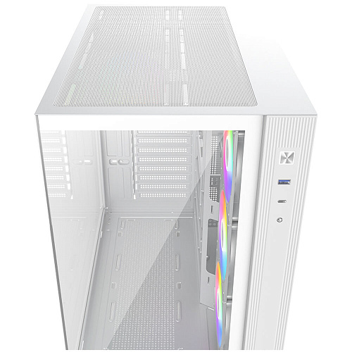 Корпус ATX Miditower ID-Cooling View 510 ARGB Wh White