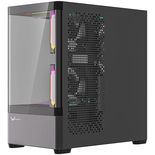 Корпус MicroATX Minitower Formula Crystal U1M Floe Black