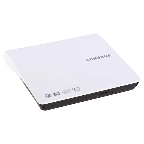 Внешний привод DVD-RW Samsung SE-208AB/TSWS DVD±R/±RW USB 2.0 белый