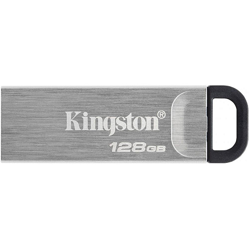 USB Flash накопитель 128GB Kingston DataTraveler Kyson (DTKN/128GB) USB 3.2 Черно-серебристый