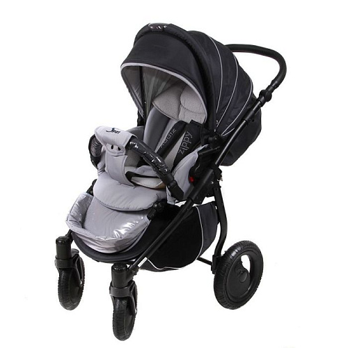 Коляска 2 в 1 Tutis Zippy Sport Plus Темно-серый/светло-серый 
