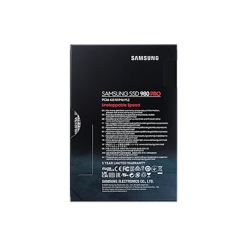 Внутренний SSD-накопитель 500Gb Samsung 980 Pro (MZ-V8P500BW) M.2 2280 PCI-E 4.0 x4