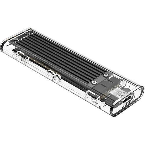 Корпус для SSD M2 SATA Orico TCM2F-C3-BK, USB Type C Прозрачный